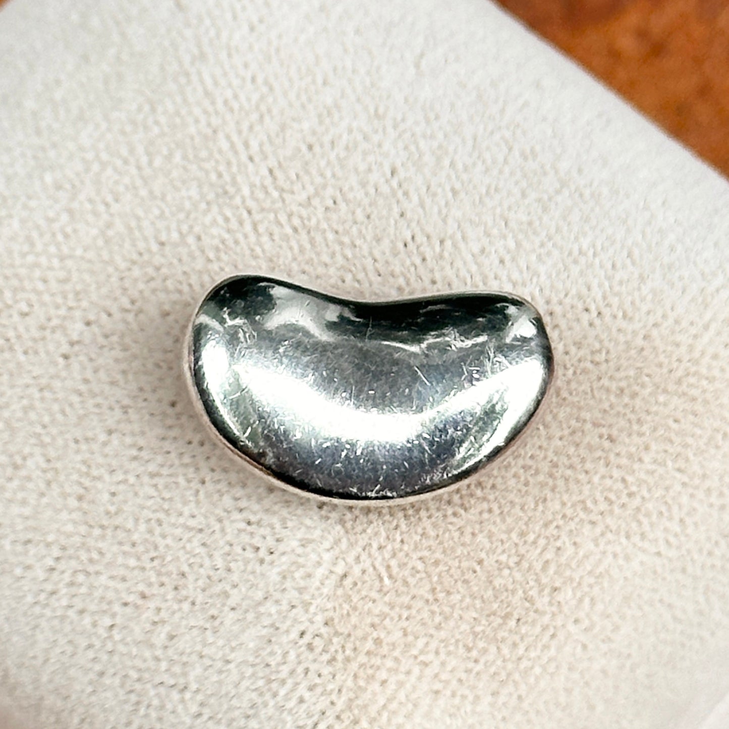 Estate Tiffany & Co. Sterling Silver Bean Pendant
