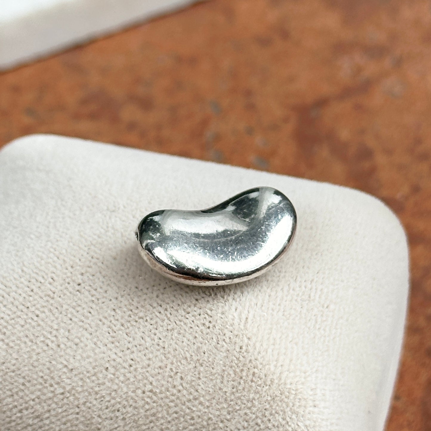 Estate Tiffany & Co. Sterling Silver Bean Pendant