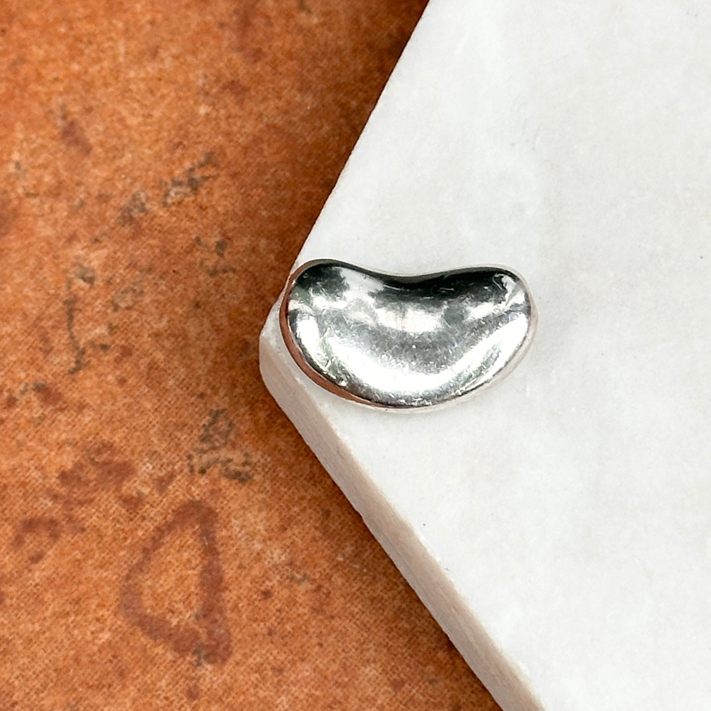 Estate Tiffany & Co. Sterling Silver Bean Pendant