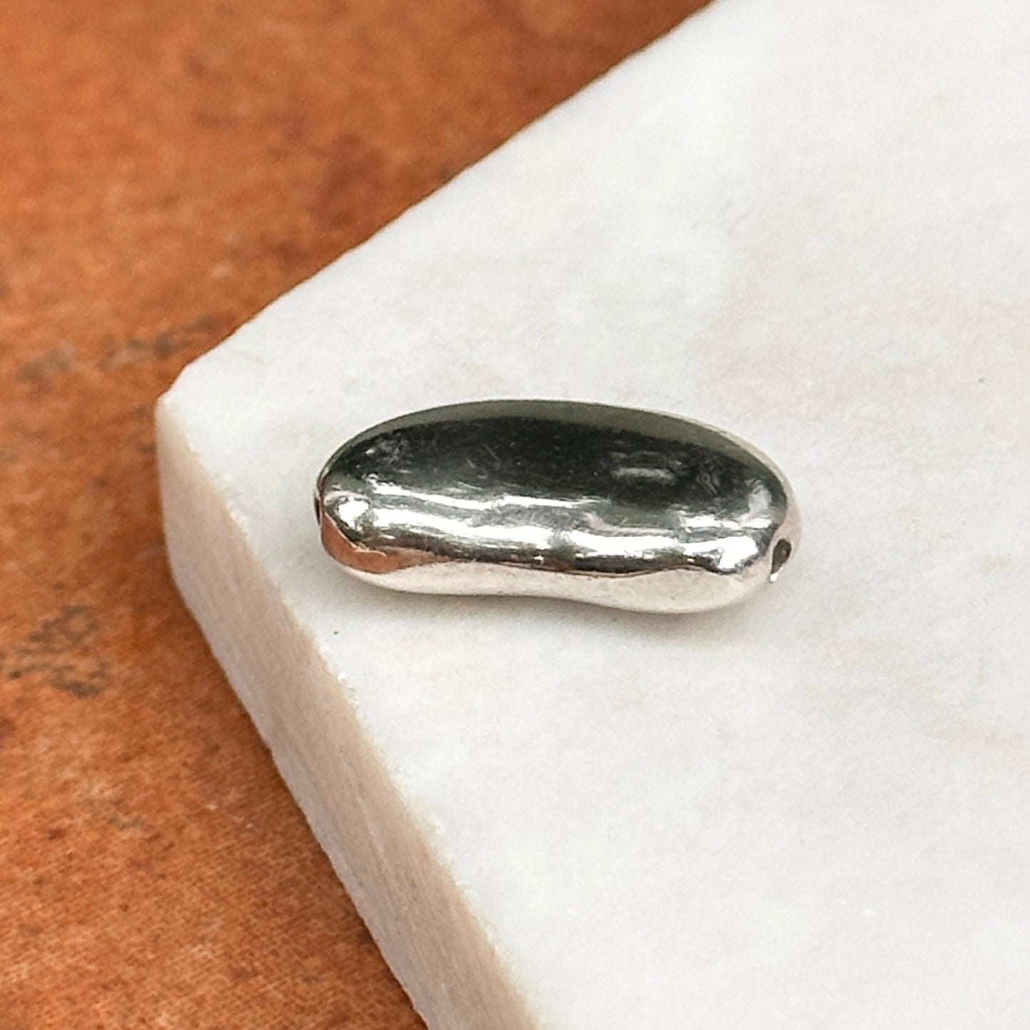 Estate Tiffany & Co. Sterling Silver Bean Pendant