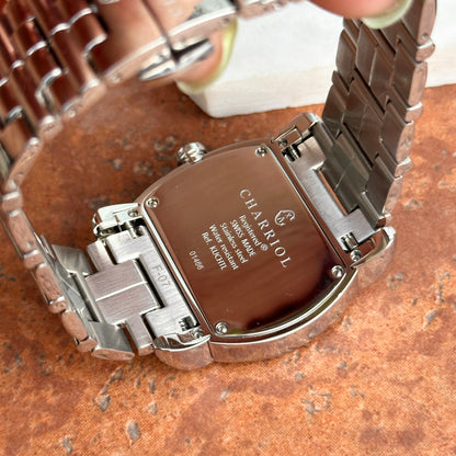 Phillipe Charriol Stainless Steel Kucha Watch Zebra Animal Print Dial