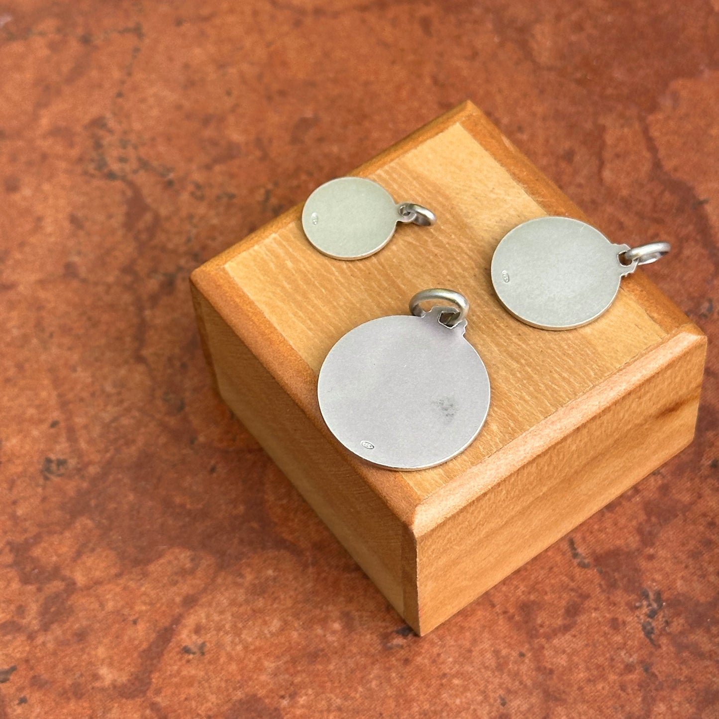 Sterling Silver Pope Leo XIV Round Medal Pendant