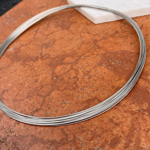 Stainless Steel 20-Strand Collar Necklace