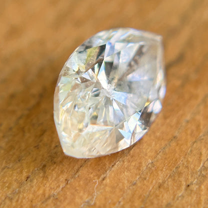 Estate .99 Carat Loose Mined Marquise Diamond G Color
