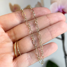 Load image into Gallery viewer, 14KT Yellow Gold Oval Chain Link Anklet