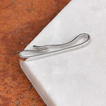 Sterling Silver Long Sleek Pendant Enhancer - LSJ