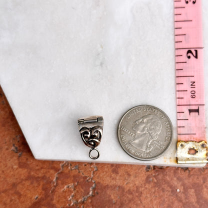 Sterling Silver Pendant Slide Enhancer Bail - LSJ