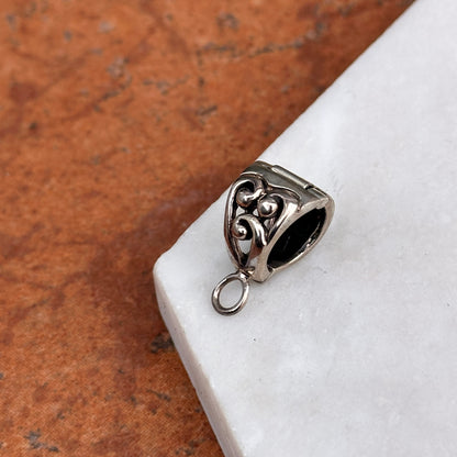 Sterling Silver Pendant Slide Enhancer Bail - LSJ
