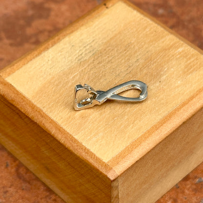 Sterling Silver Pendant Hanger/  Enhancer Bail 20mm