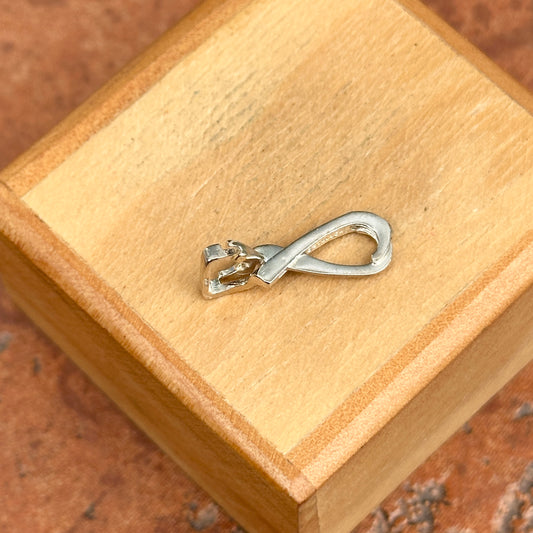 Sterling Silver Pendant Hanger/  Enhancer Bail 20mm