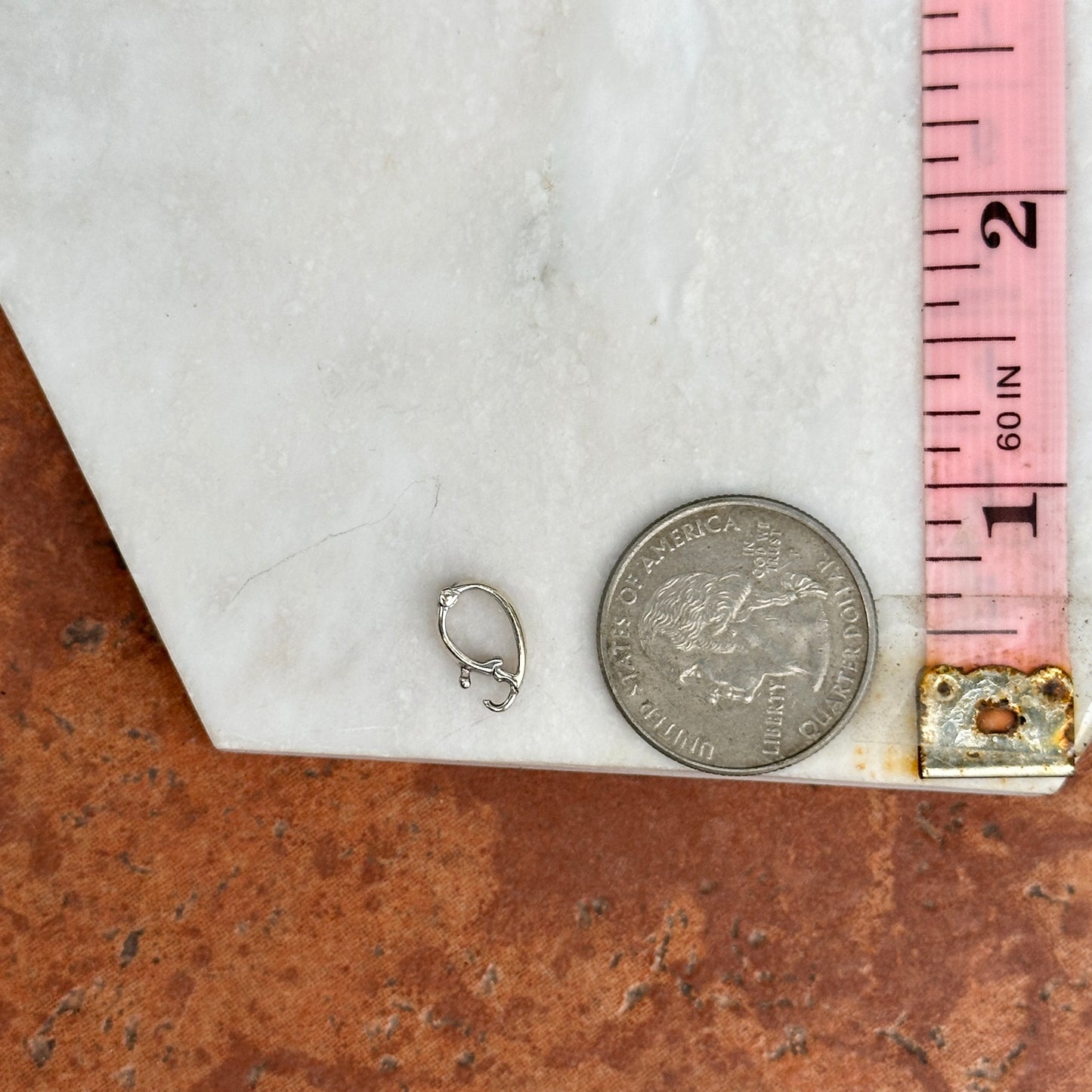 Sterling Silver Tapered Pendant Enhancer Bail with Ring