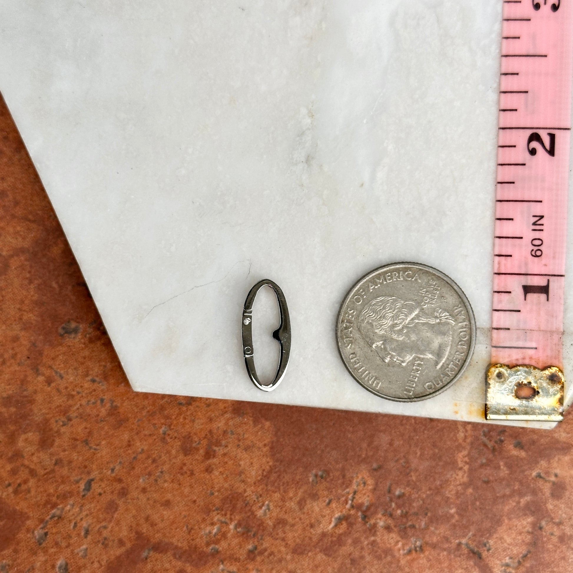 Stainless Steel Oval Pearl Shortener/ Pendant Enhancer - LSJ