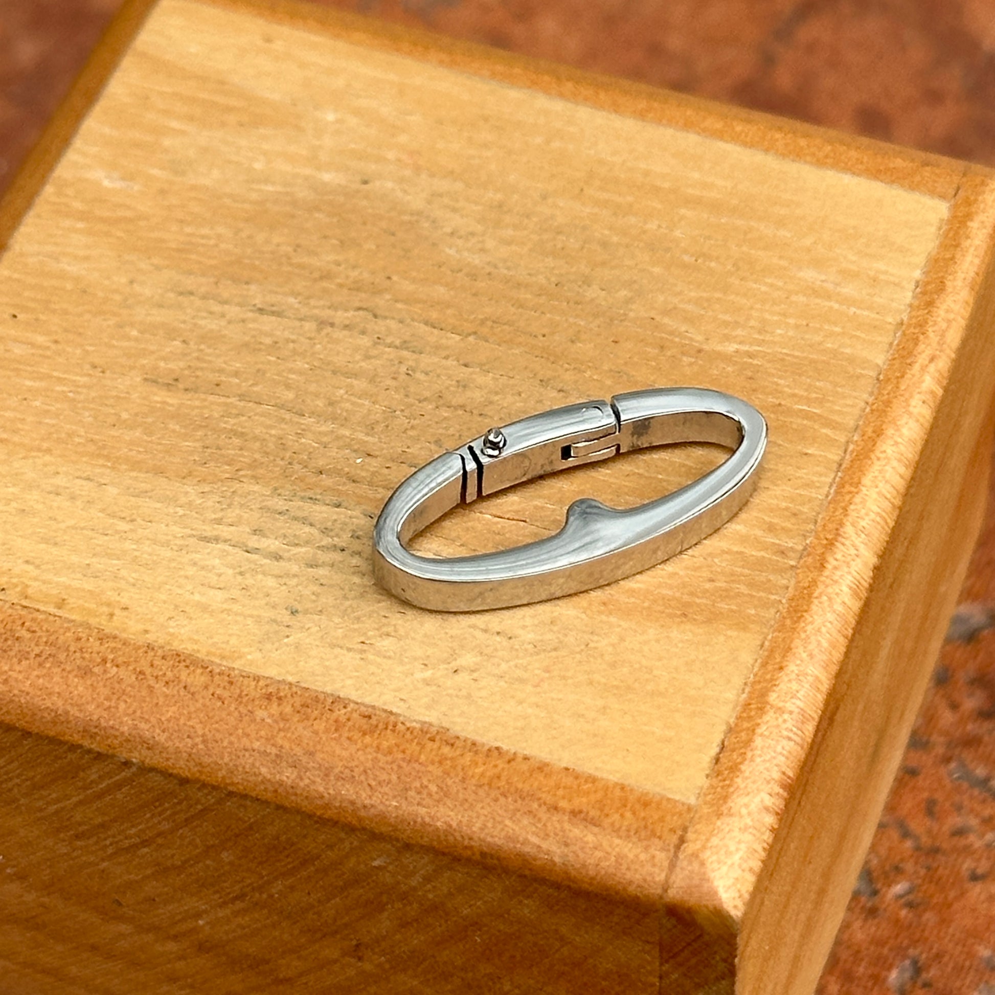 Stainless Steel Oval Pearl Shortener/ Pendant Enhancer - LSJ