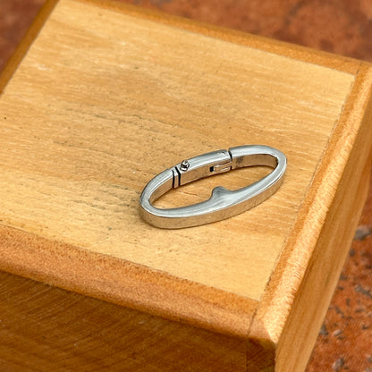 Stainless Steel Oval Pearl Shortener/ Pendant Enhancer - LSJ
