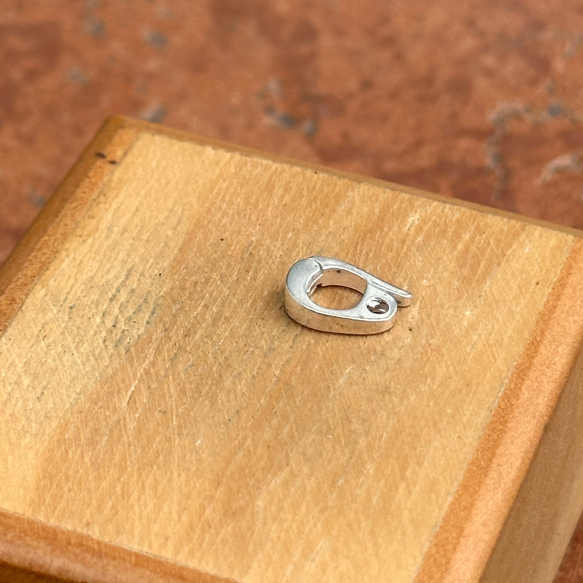 Sterling Silver 10mm Pendant Enhancer / Pendant Bail - LSJ