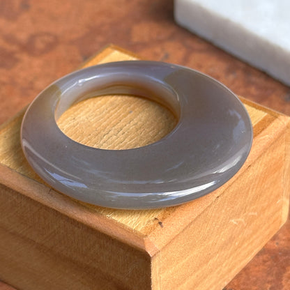 Estate Lavender Agate Round Pendant 45mm