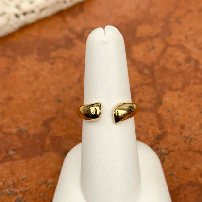 14KT Yellow Gold Open Cuff Band Ring