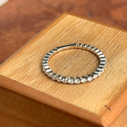 14KT Yellow Gold Lab Round Diamond .27 CT Band Ring