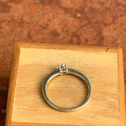 14KT Yellow Gold Oval Lab Diamond Ring