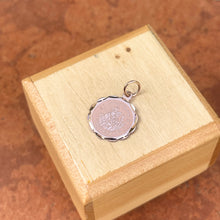 Load image into Gallery viewer, 14KT Rose Gold Saint Christopher Medal Pendant Charm
