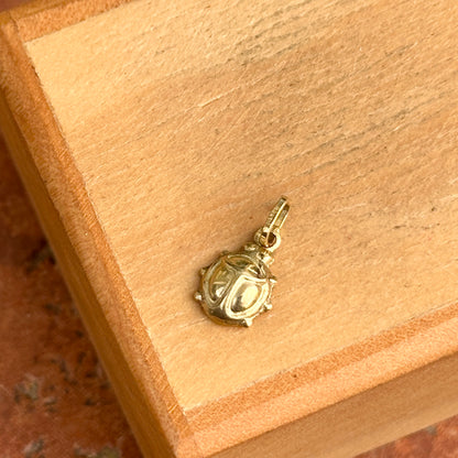 14KT Yellow Gold Ladybug Pendant Charm
