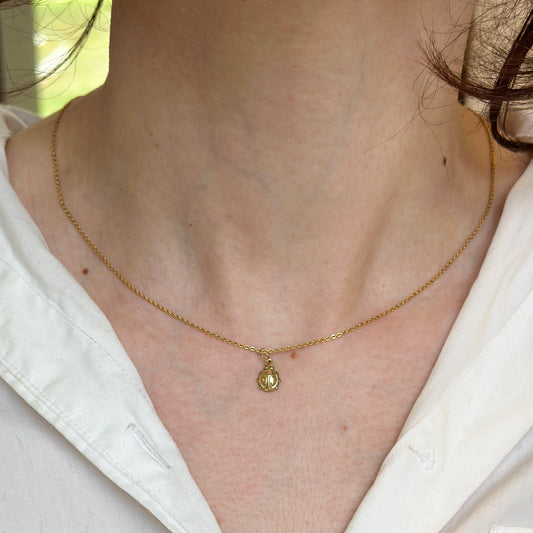 14KT Yellow Gold Ladybug Pendant Charm