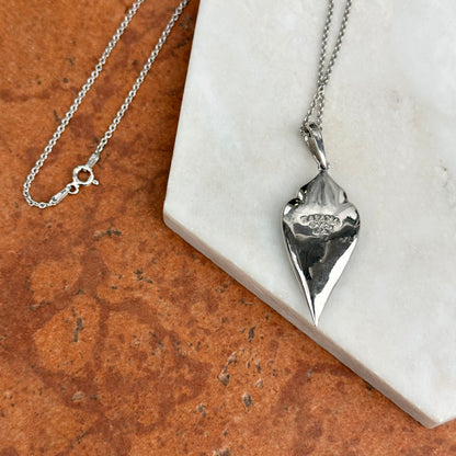 Sterling Silver Kabana Turquoise Pendant Cable Necklace