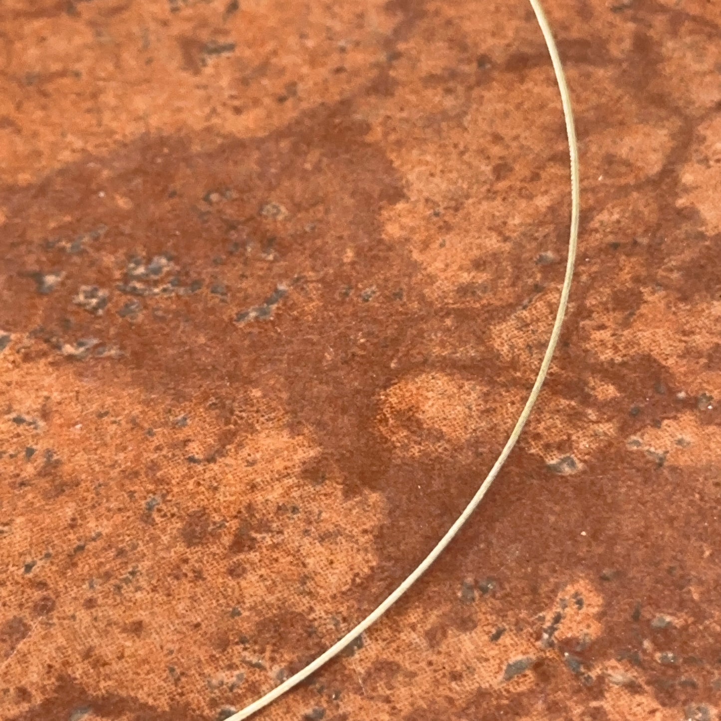 14KT Yellow Gold .60mm Neck Wire Weave Chain Collar Necklace