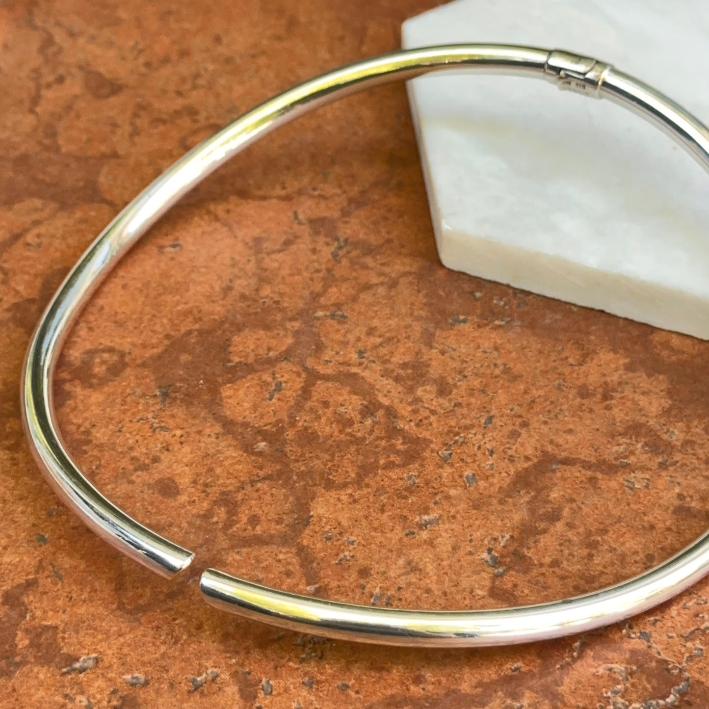 Estate Designer Sterling Silver + 18KT Yellow Gold Open Collar Necklace