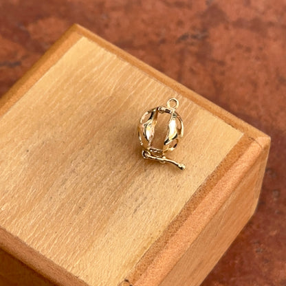 14KT Yellow Gold Pearl Enhancer Pendant Setting + Figure 8 Clasp