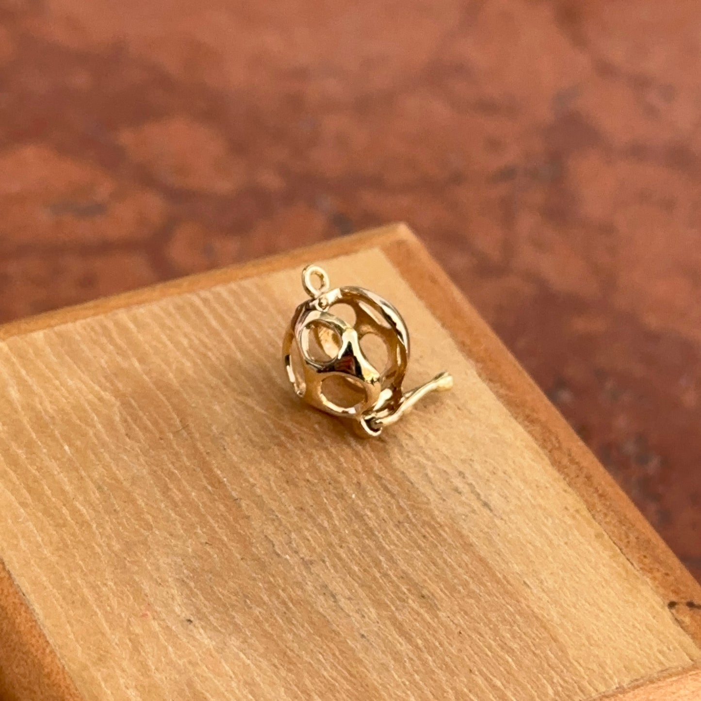 14KT Yellow Gold Pearl Enhancer Pendant Setting + Figure 8 Clasp