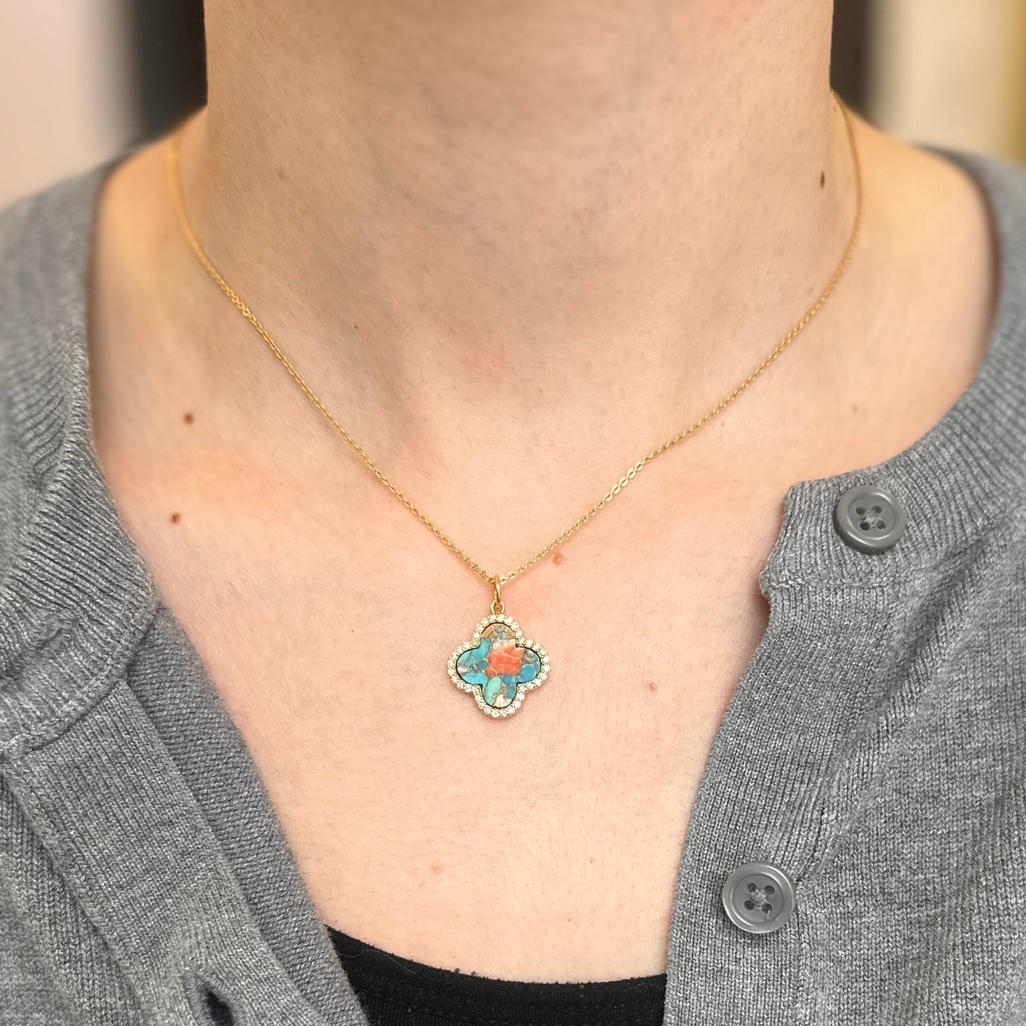 18KT Yellow Gold 1.15mm Solid Diamond-Cut Cable Chain Necklace