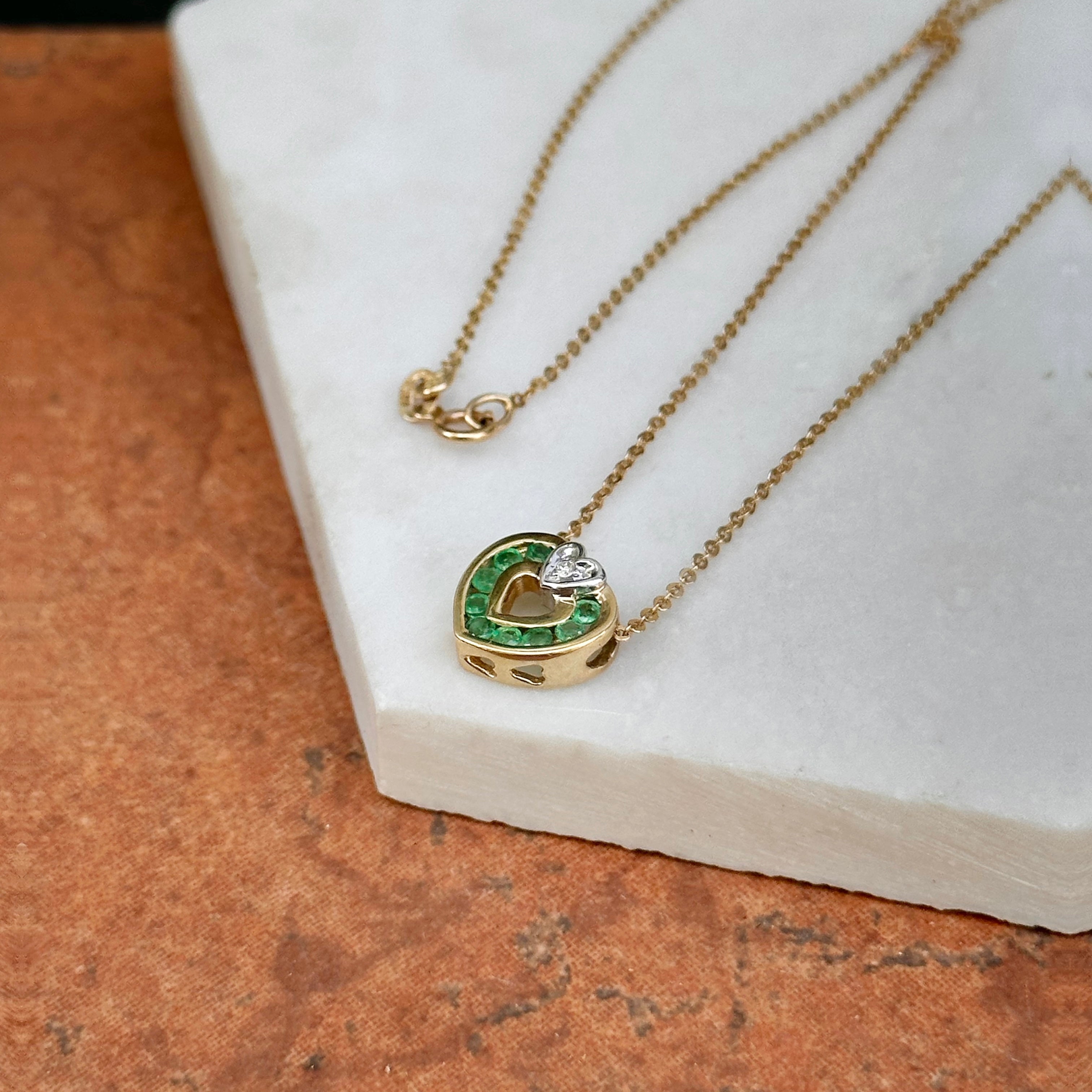 Heart Emerald Necklace | Atlas Fine