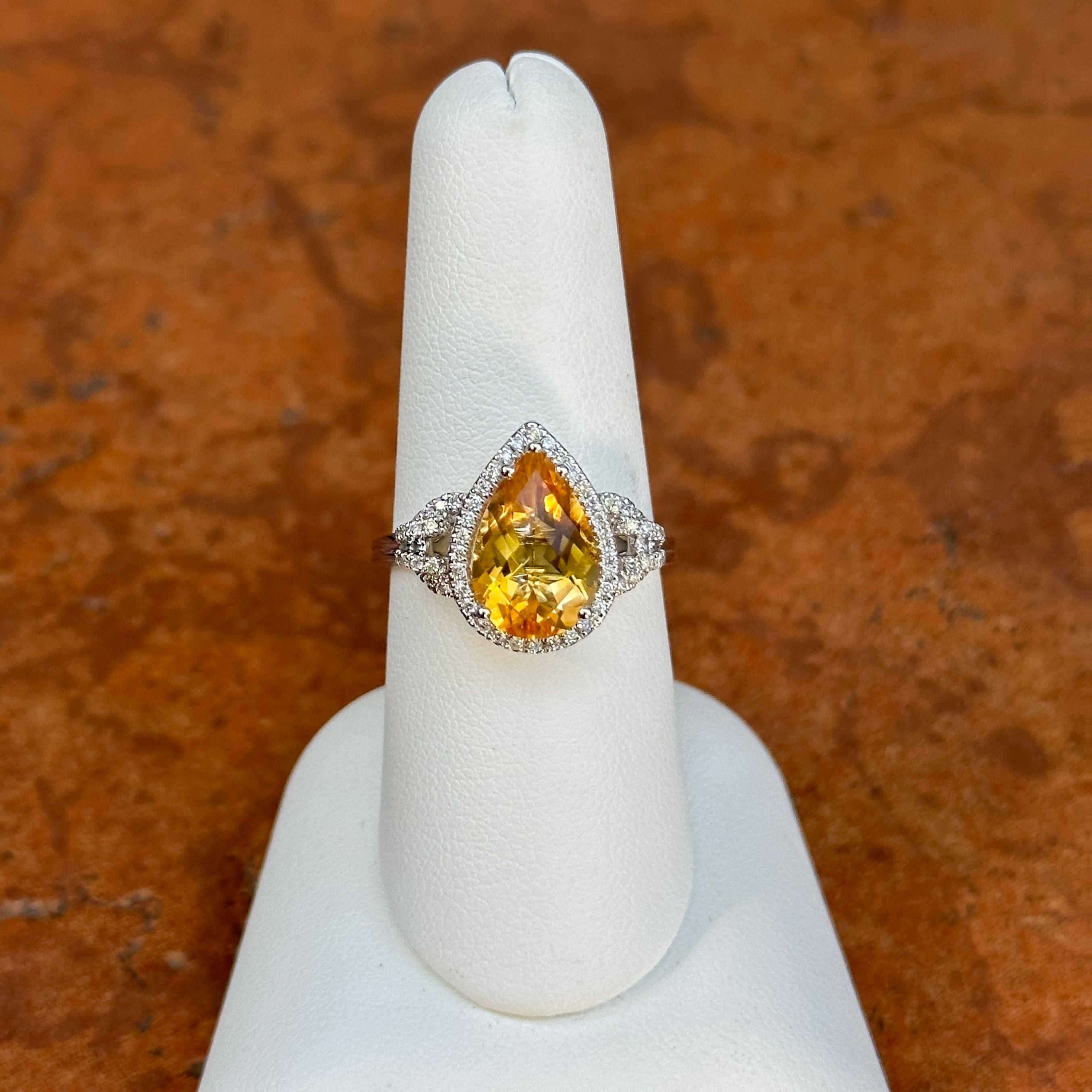 Citrine Ring, Natural Citrine, Engagement Ring, Yellow Ring, Princess –  Adina Stone Jewelry