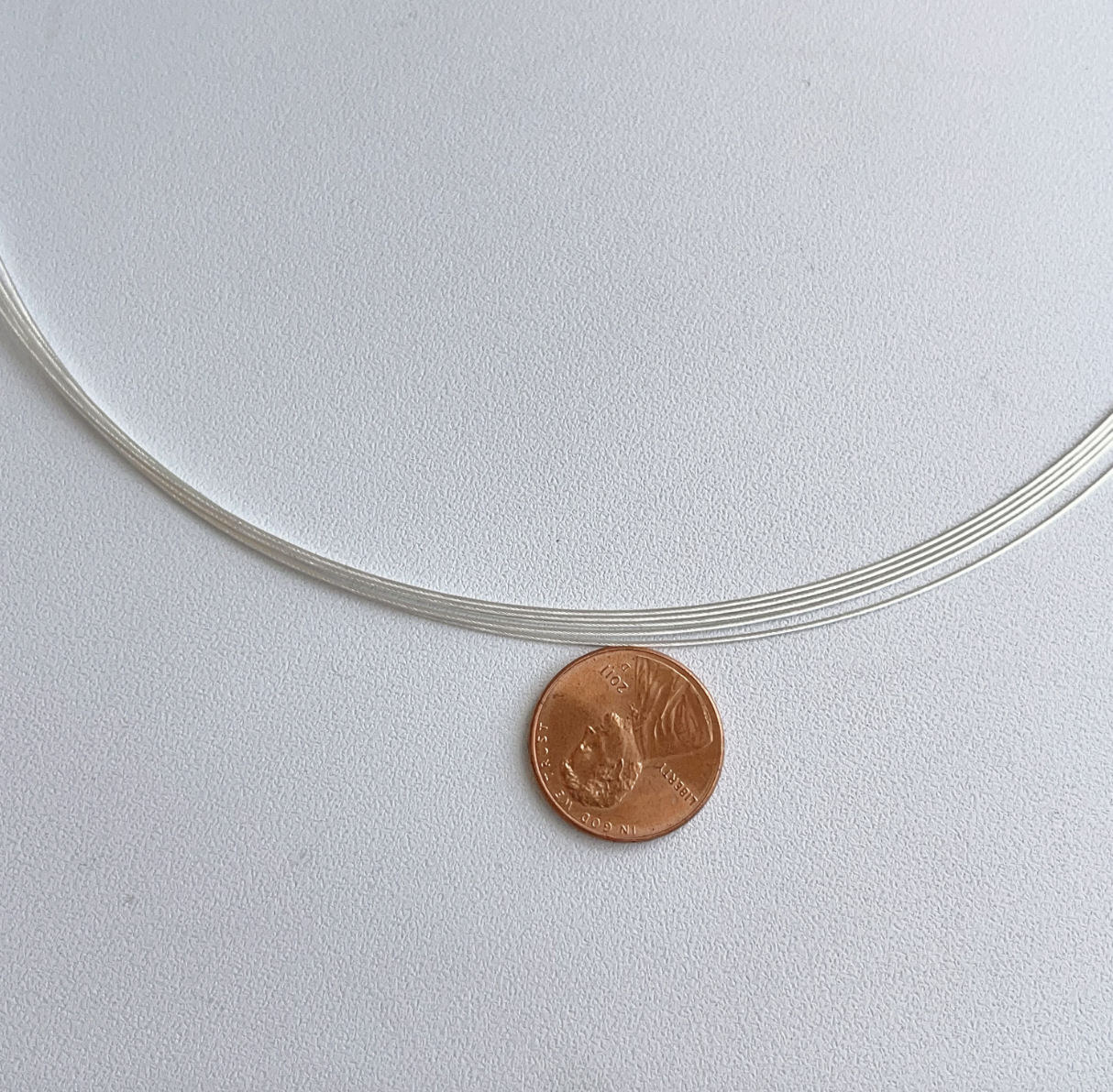 Sterling Silver 5-Strand Wire Collar Necklace