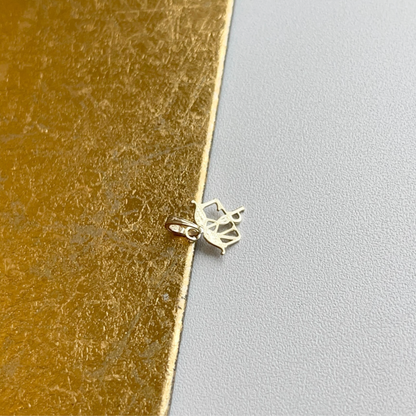 10KT Yellow Gold Licensed Practical Nurse Script Mini Pendant Charm