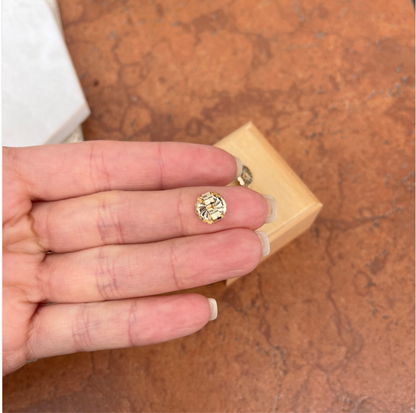 14KT Yellow Gold Large 9.5mm Pad Tension Earring Backs