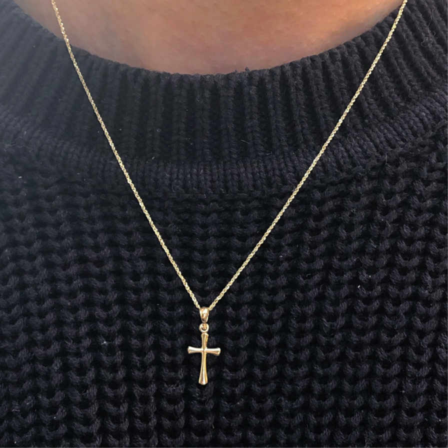 14KT Yellow Gold Thin Ropa Chain Necklace .70mm NEW 18"