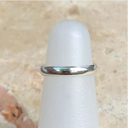 Sterling Silver Solid Polished Toe Ring Adjustable Plain