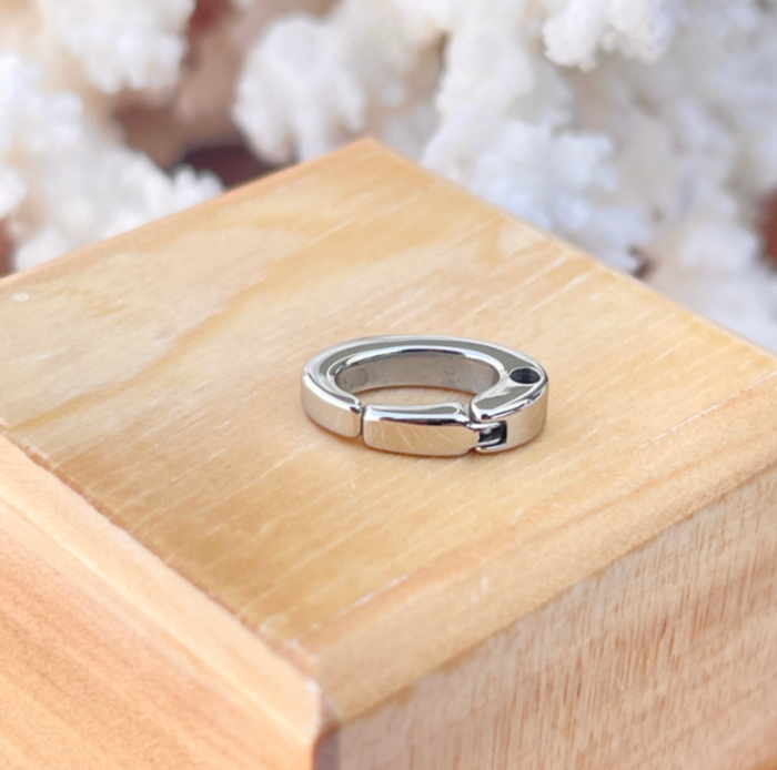 Stainless Steel Push In Style Clasp Bail Enhancer