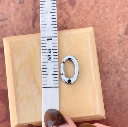 Stainless Steel Push In Style Clasp Bail Enhancer