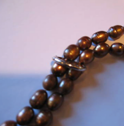 Sterling Silver Oval Pearl Shortener Clasp