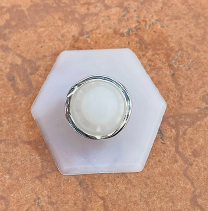 Sterling Silver Antiqued Ridged Band Ring