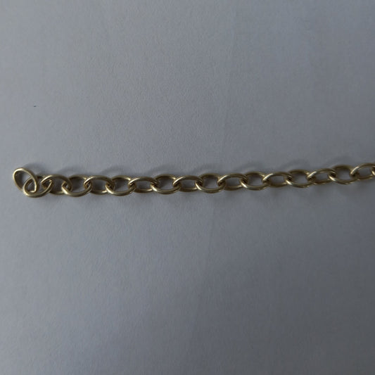 Custom 14KT Yellow Gold-Plated Steel Black 3mm Leather Cord Necklace