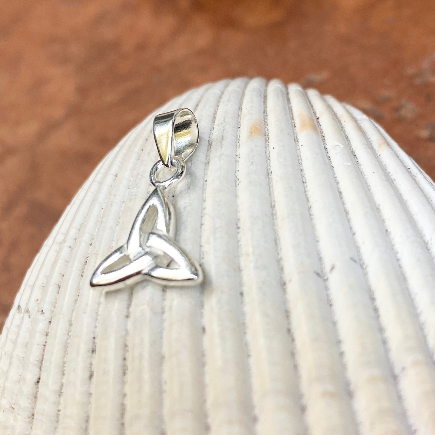 Sterling Silver Celtic Trinity Knot Charm Pendant Charm