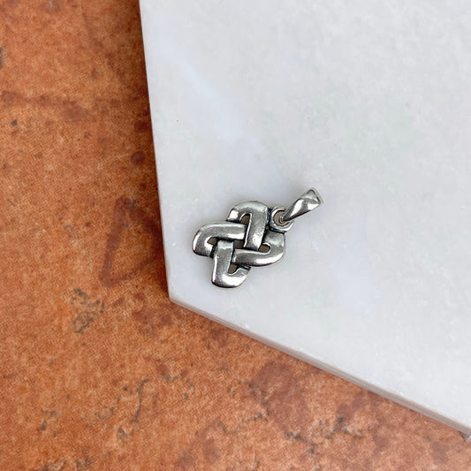 Sterling Silver Celtic Knot Pendant Charm