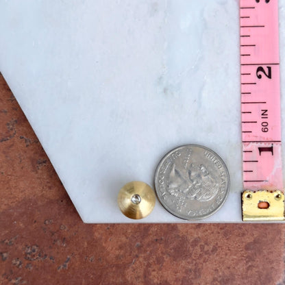 Matte Gold-Plated Stainless Steel 12mm Ball Satin No Necklace: Needs Swap Mechanism