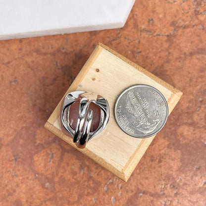 Sterling Silver Large Square Bezel Cameo Head Statement Ring