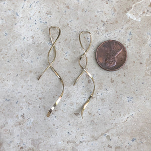 14KT Yellow Gold Filled Twist Ear Wire Earrings, 14KT Yellow Gold Filled Twist Ear Wire Earrings - Legacy Saint Jewelry