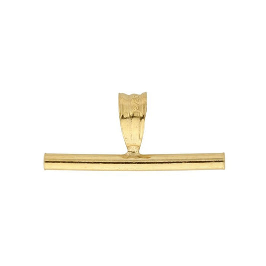 14KT Yellow Gold Filled Pin Brooch Converter 12mm, 14KT Yellow Gold Filled Pin Brooch Converter 12mm - Legacy Saint Jewelry